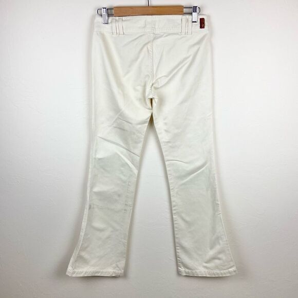 7 For All Mankind High-Rise Dojo Wide Leg Pant - Ivory - Picture 5 of 8